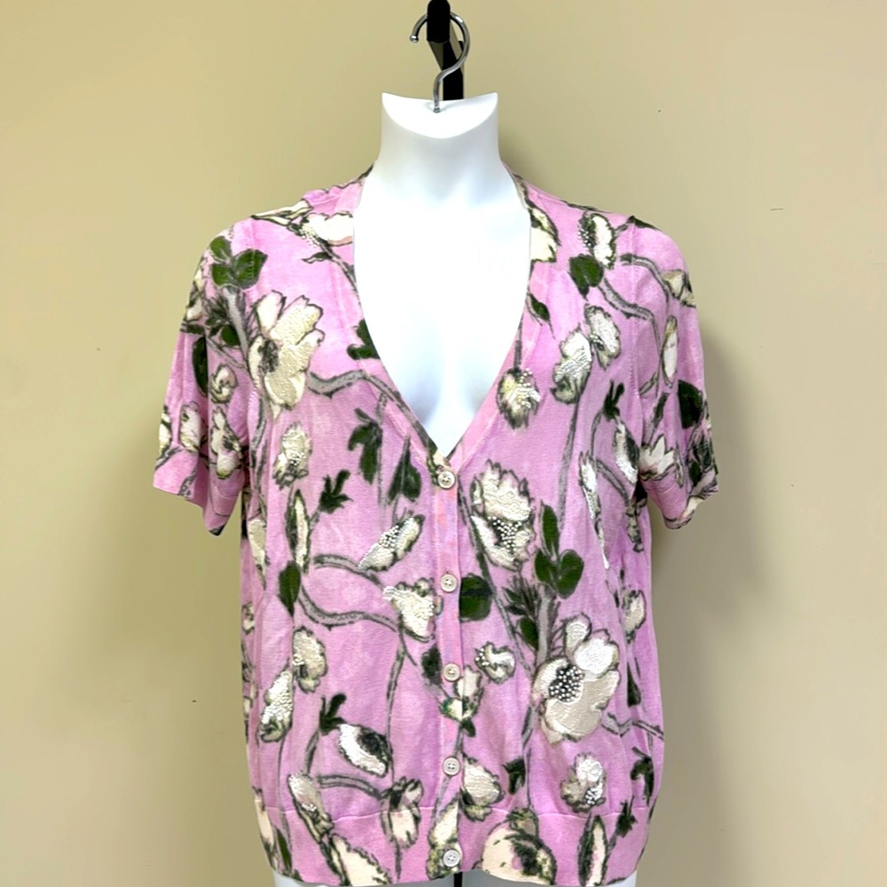 Plus size Talbots short sleeve sweater